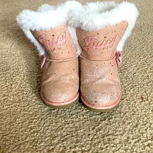 Girls Sparkly Juicy Couture Winter Boots
